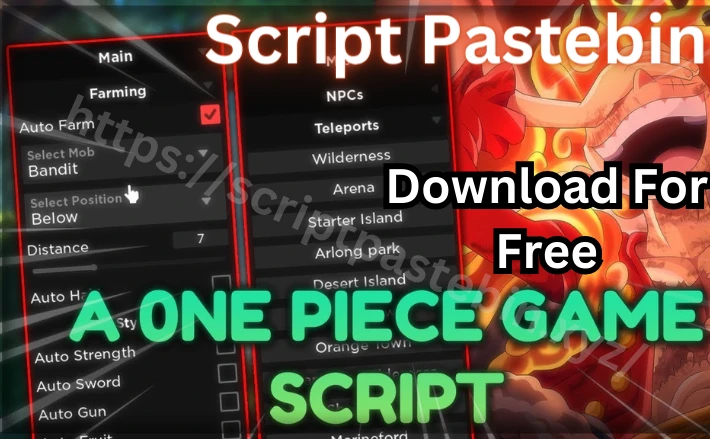 a one piece game script pastebin